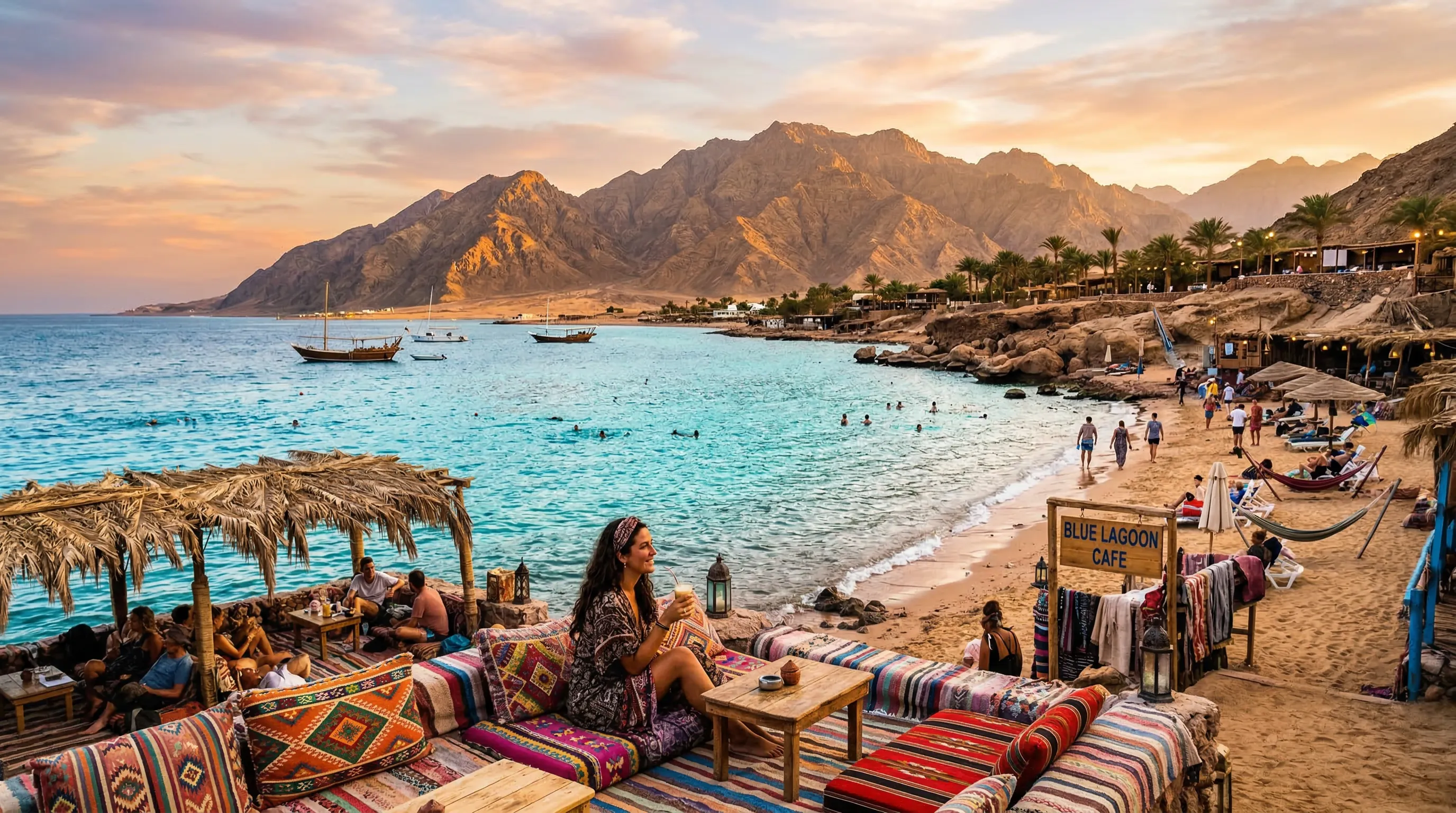 Najlepsze plaże w Dahab 2026 — bohemski urok nad Morzem Czerwonym