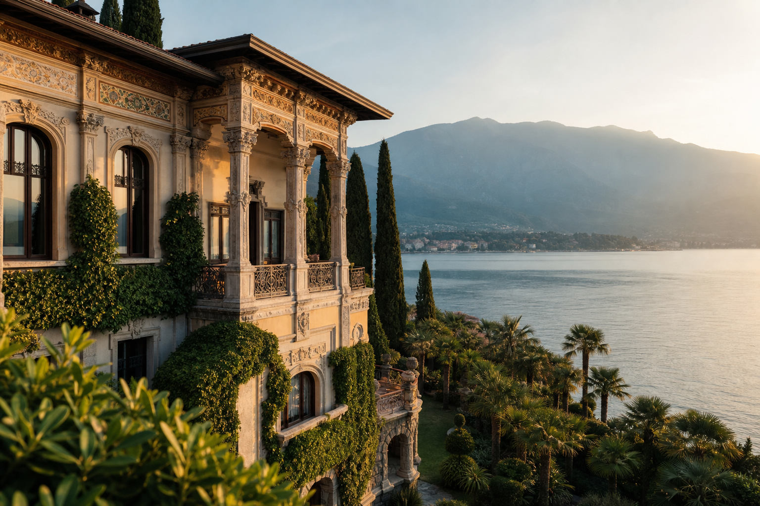 Gardone Riviera 2026 — wille w stylu Liberty i Il Vittoriale nad Jeziorem Garda