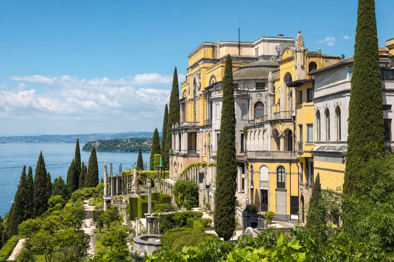 Il Vittoriale degli Italiani — ekscentryczny pałac D'Annunzia nad Jeziorem Garda