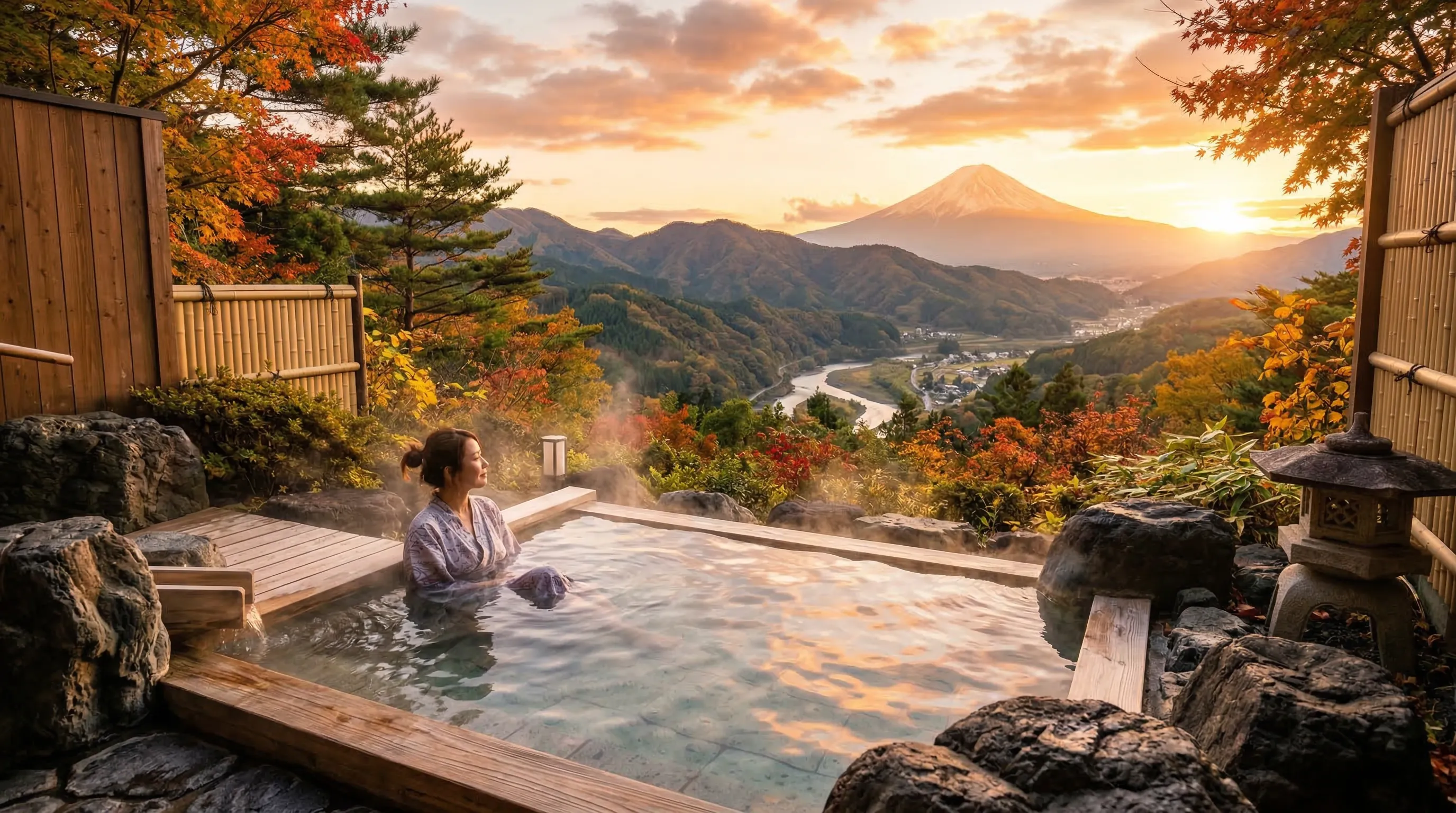 Onsen w Japonii 2026 — Przewodnik po japońskich gorących źródłach