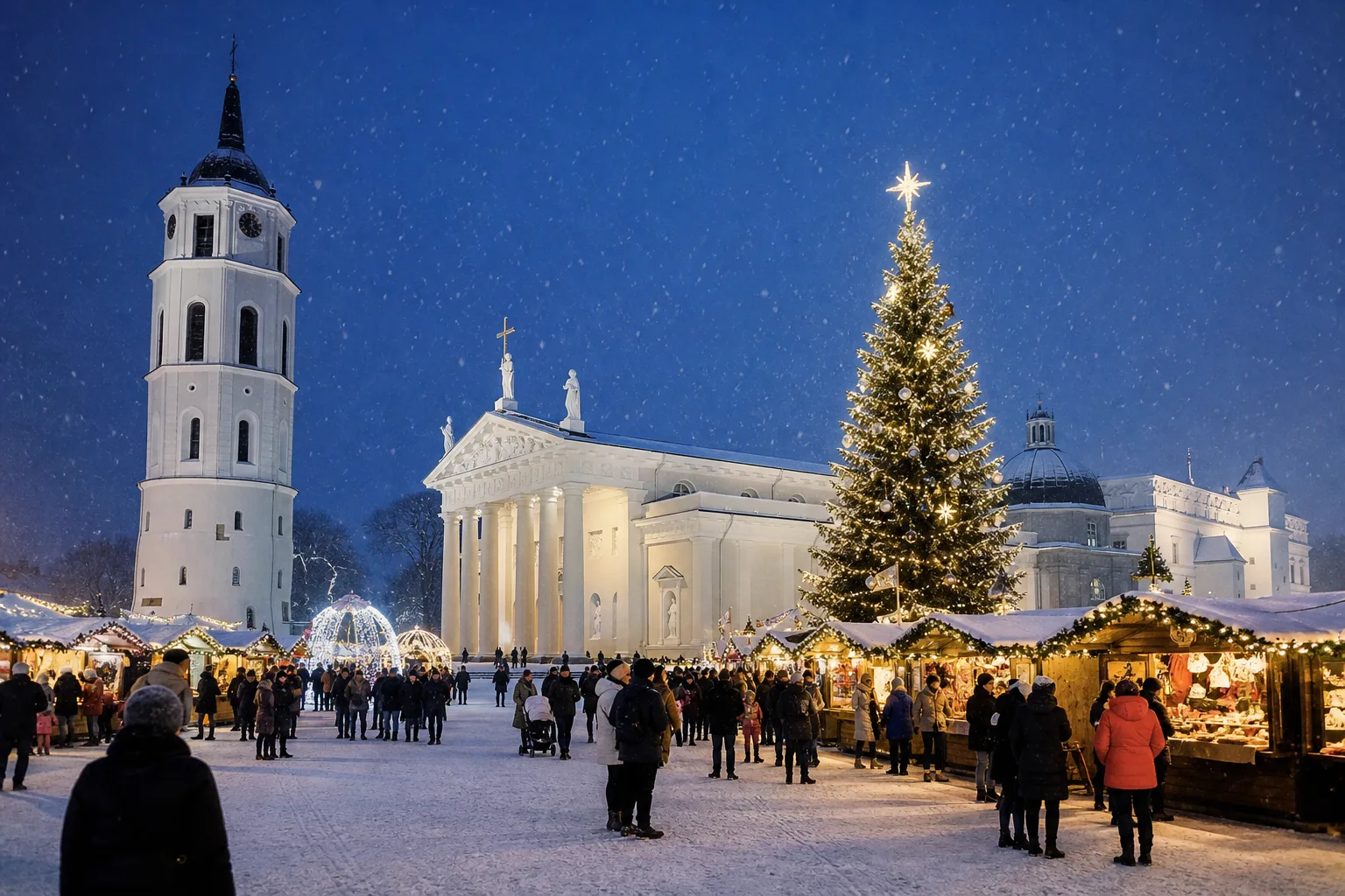 Jarmark bożonarodzeniowy w Wilnie 2026 — daty, Plac Katedralny i plan wyjazdu