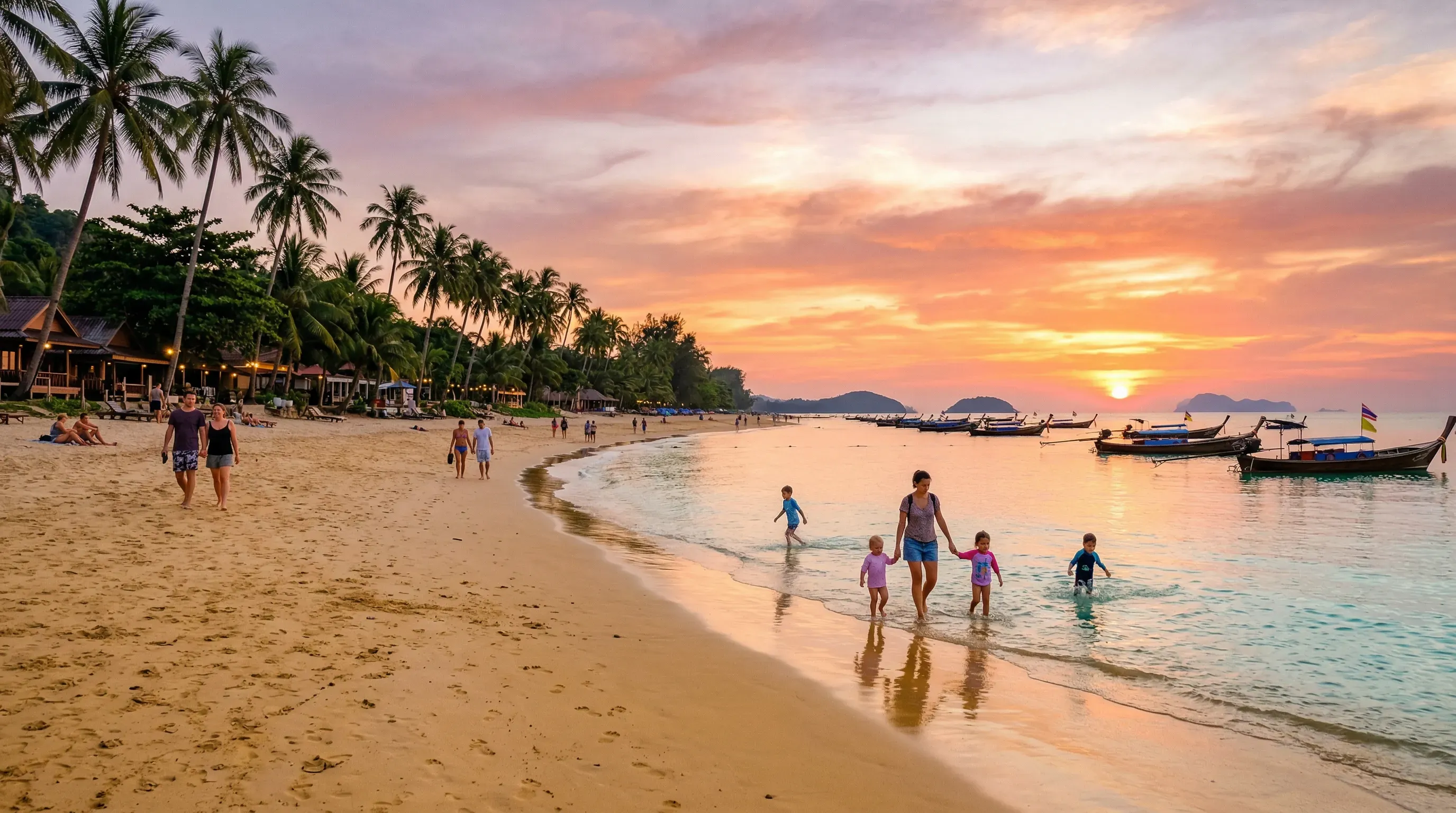 Plaża Klong Dao na Koh Lanta — idealna dla rodzin