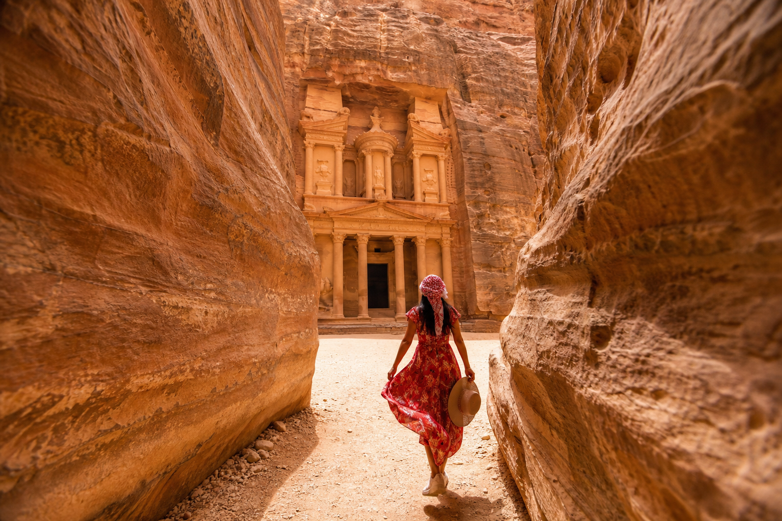 Mała Petra (Siq al-Barid) — blisko, ale znacznie spokojniej