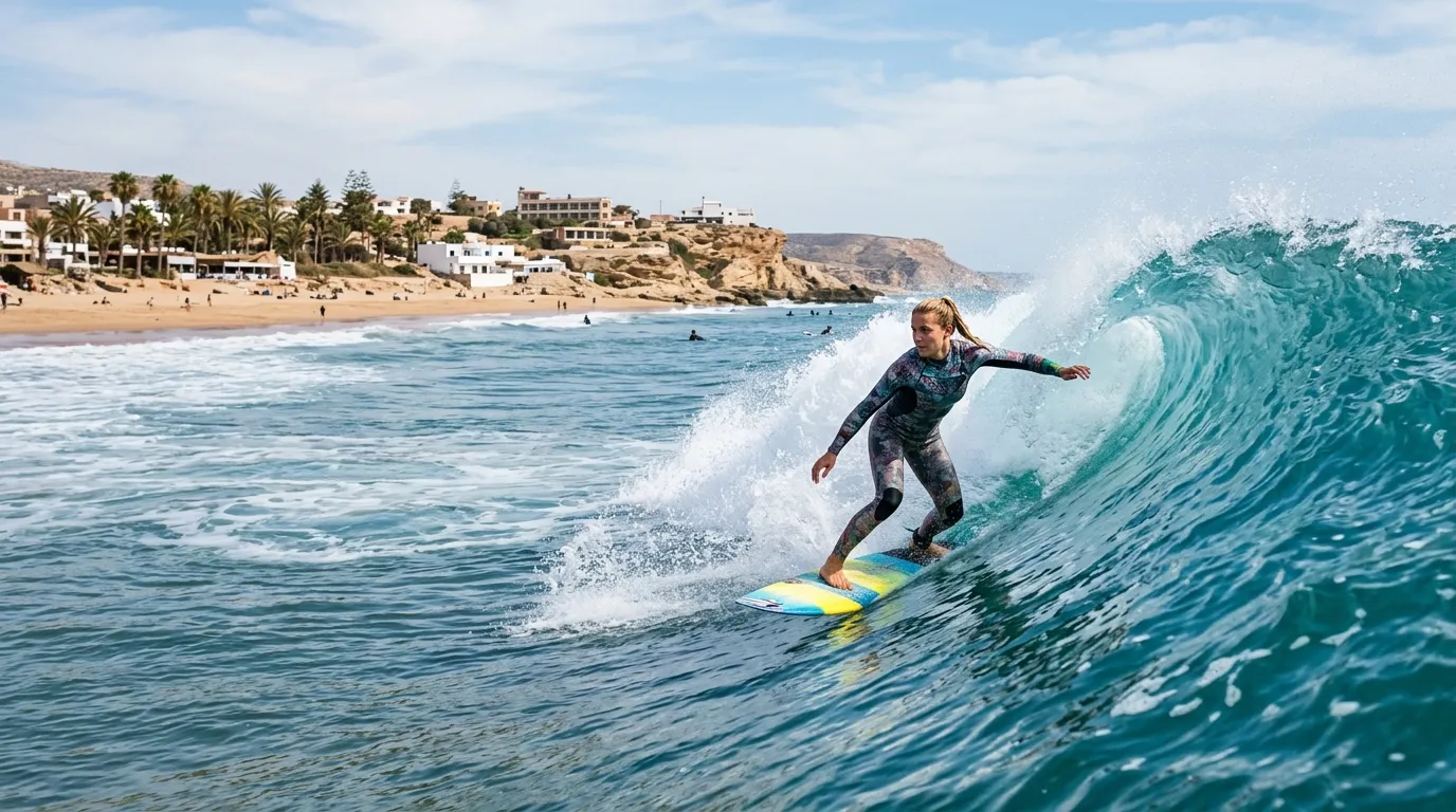 Surfing w Maroku 2026 — Taghazout, Essaouira i najlepsze spoty