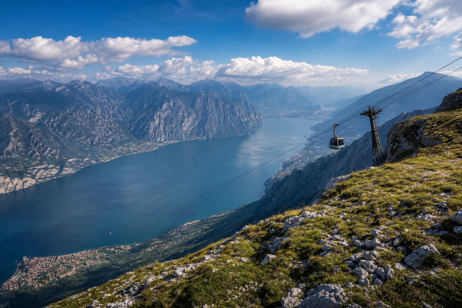 Kolejka linowa na Monte Baldo z Malcesine — kompletny przewodnik na 2026 rok