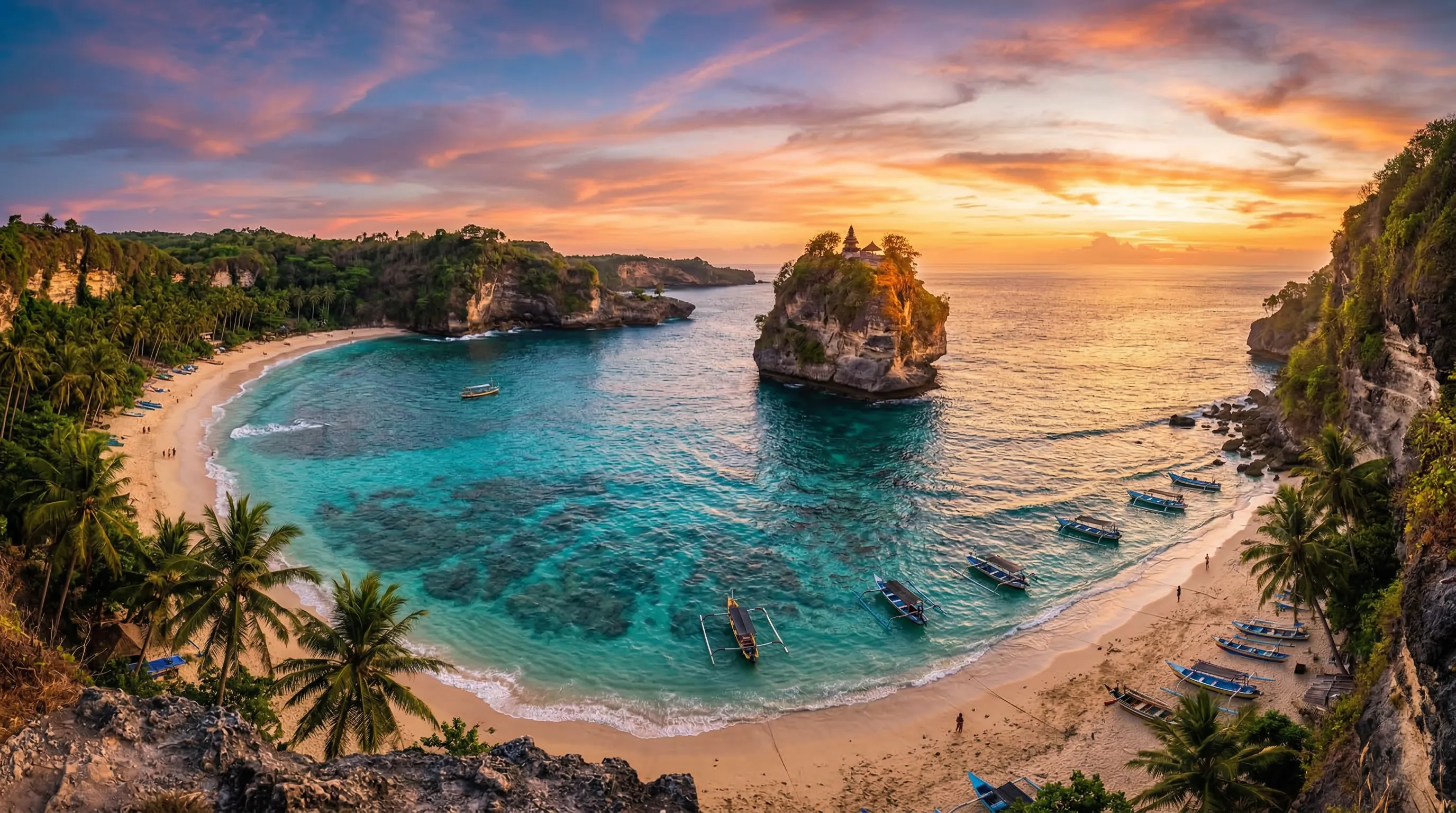 Najlepsze plaże Nusa Penidy — Kelingking, Crystal Bay i nie tylko