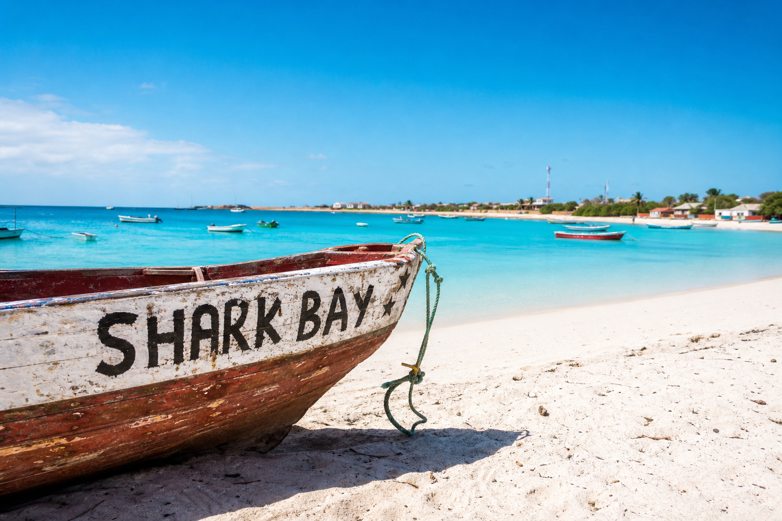 Shark Bay Sal 2026 — brodzenie z rekinami cytrynowymi na Cabo Verde
