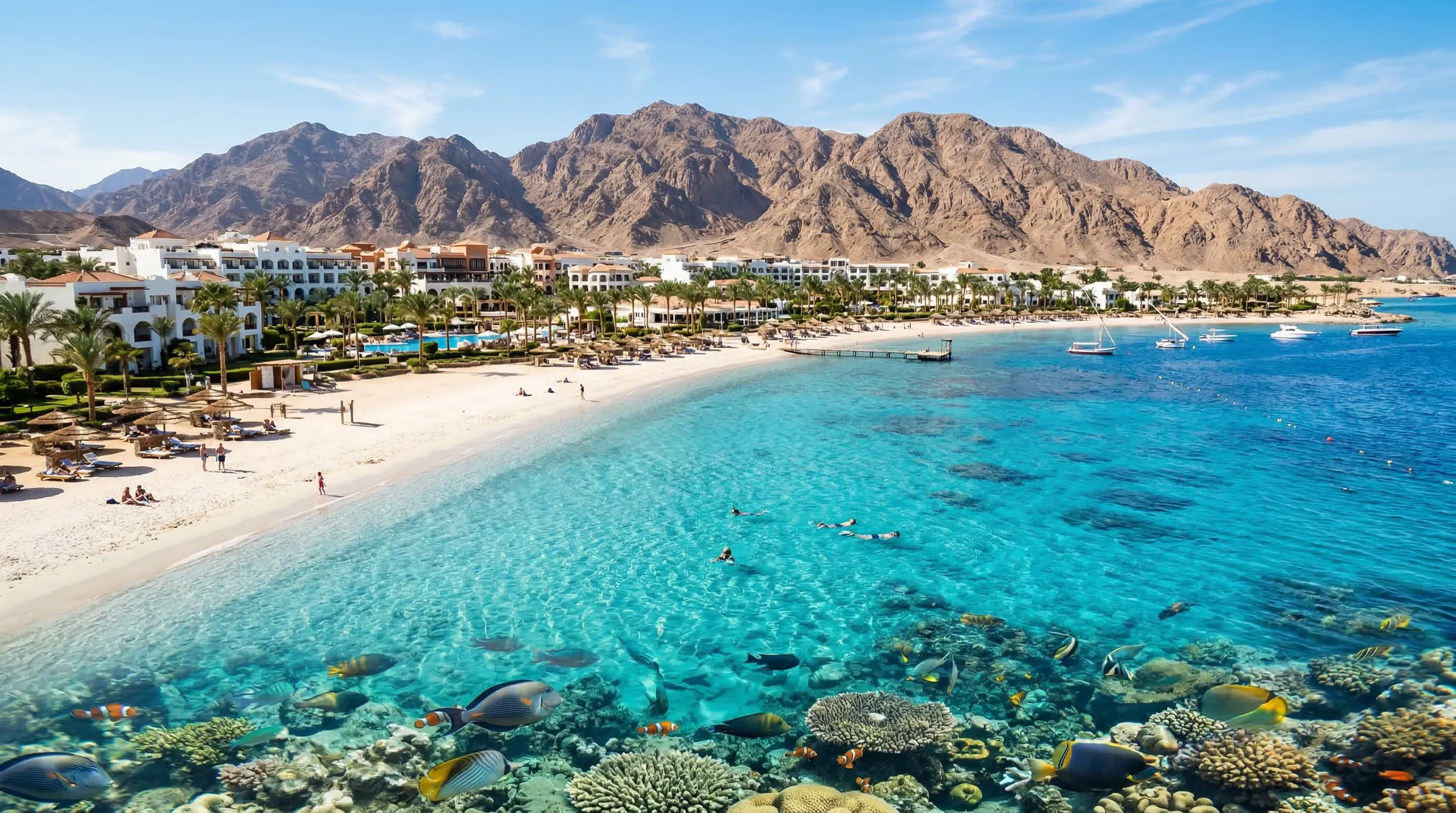 Najlepsze plaże w Sharm el-Sheikh 2026 — Naama Bay i nie tylko