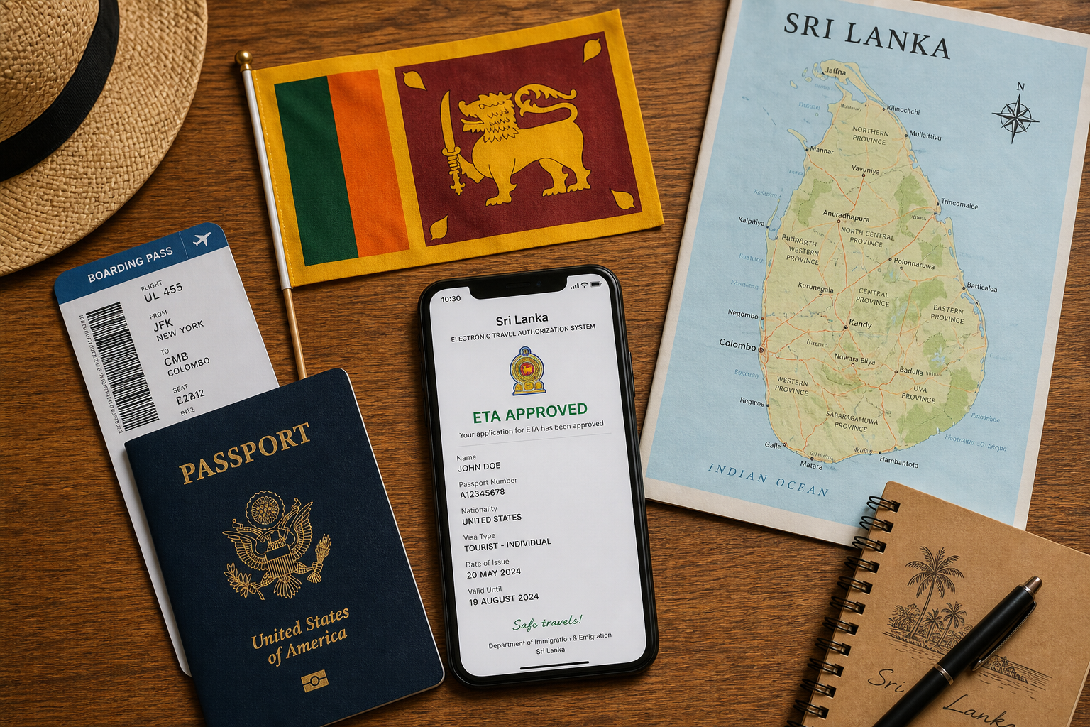 Wiza do Sri Lanki 2026 – jak złożyć wniosek o ETA (krok po kroku)