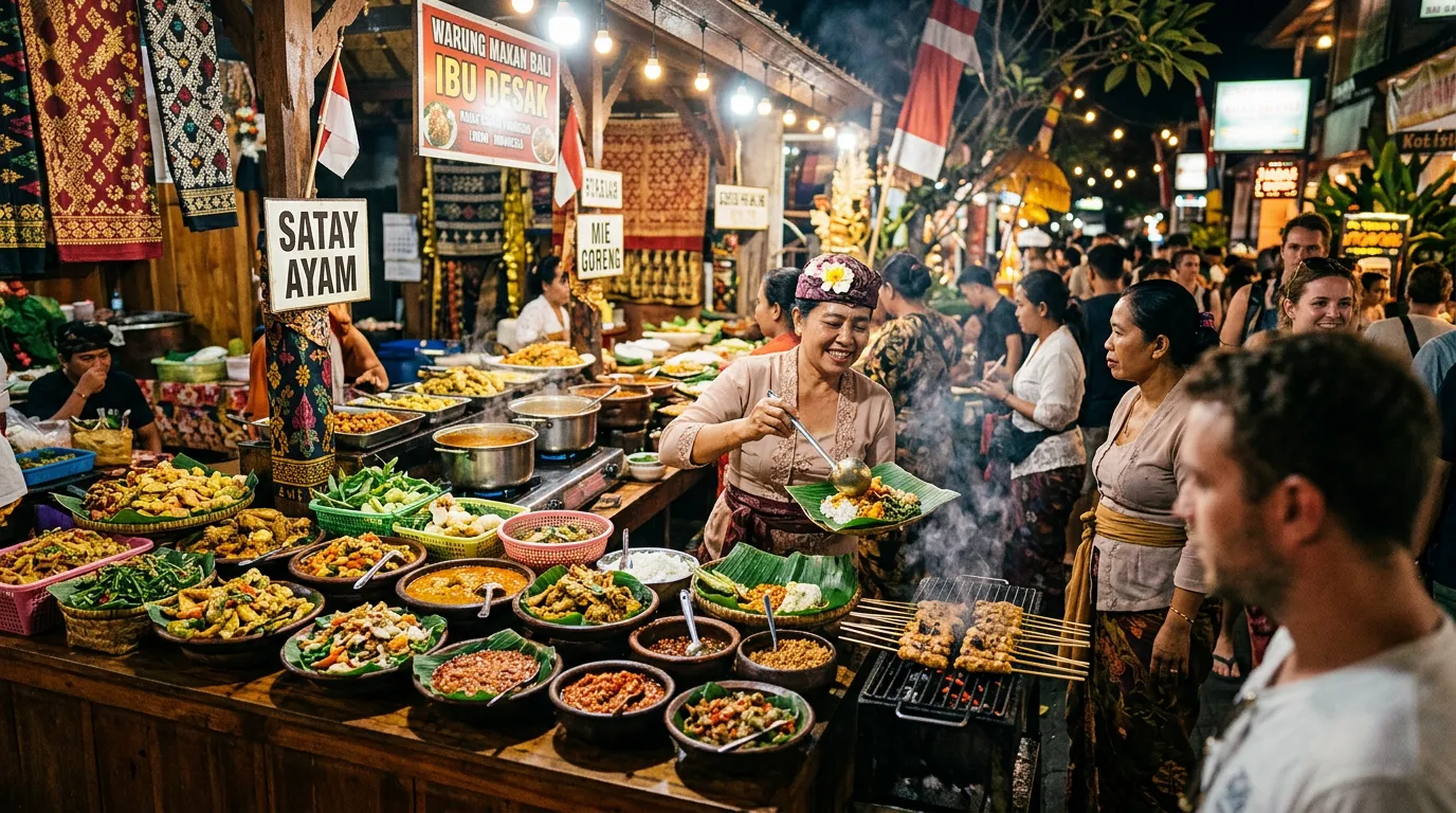 Jedzenie w Ubud — od warungs do fine dining w polach ryżowych