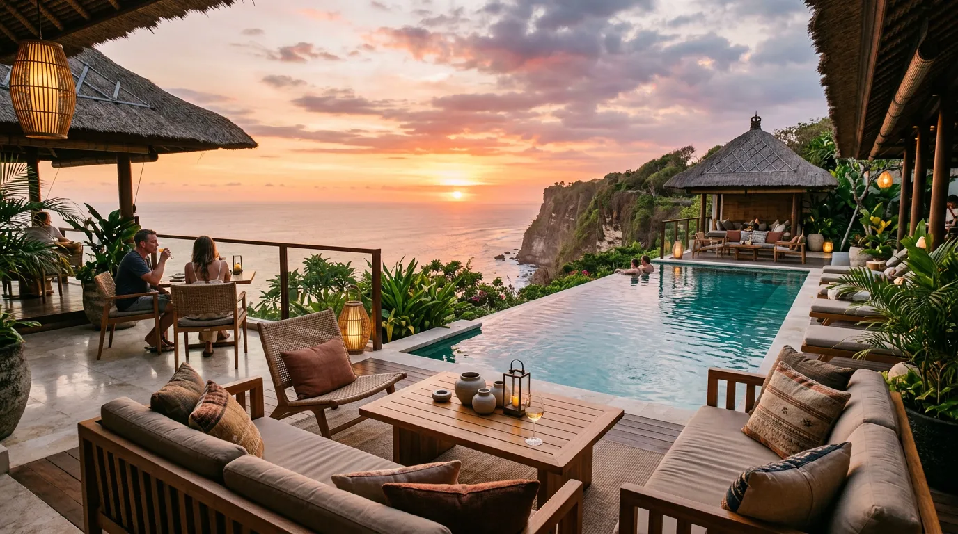 Najlepsze hotele w Uluwatu 2026 — resorty na klifie z widokiem na ocean